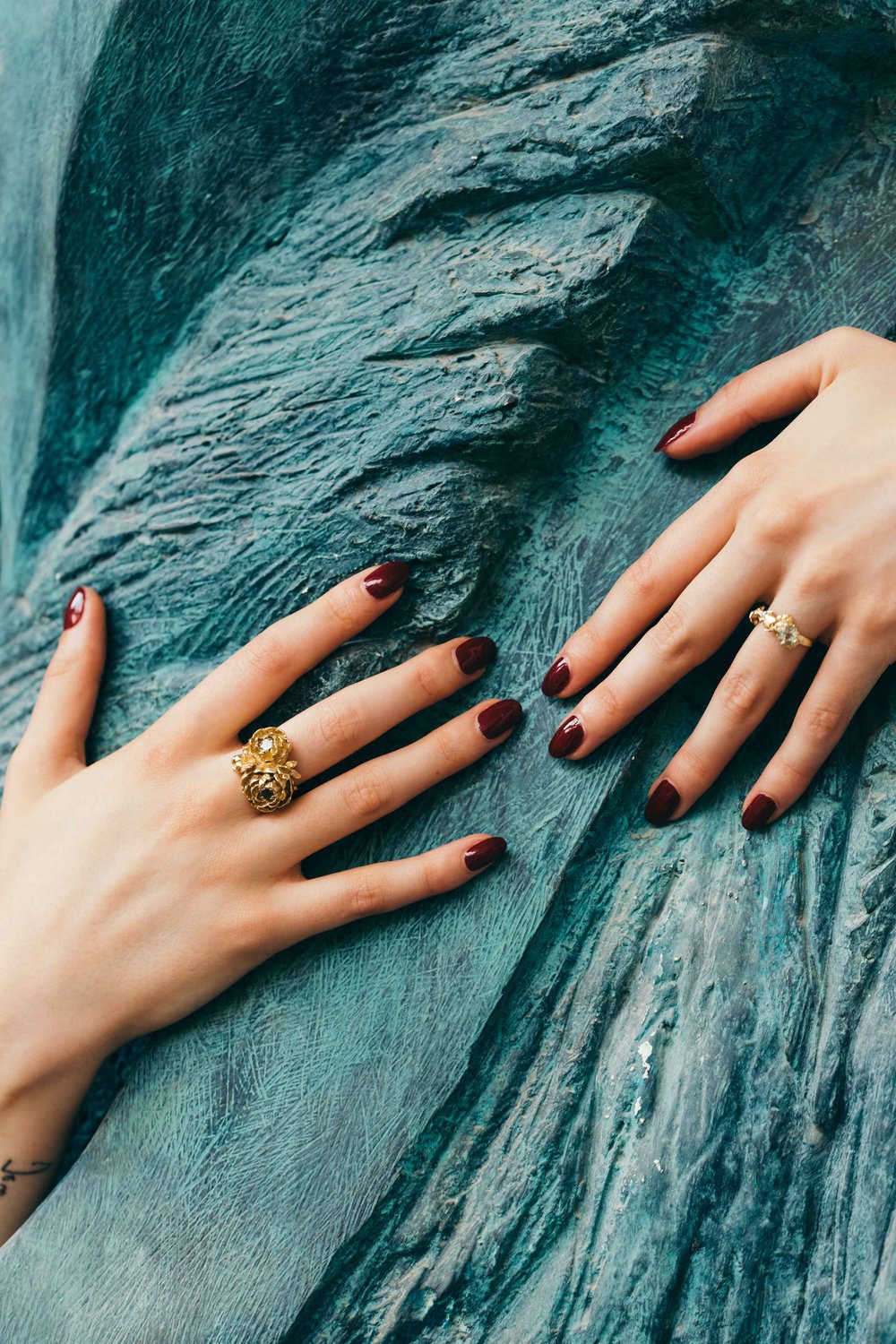 BAGUE PEONIES LUTEA/ONDINEA