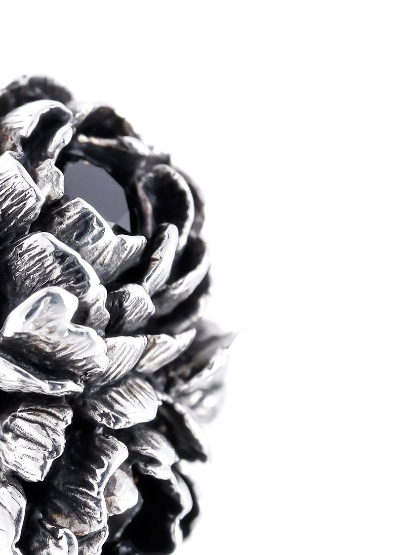 BAGUE BLACK PEONIES
