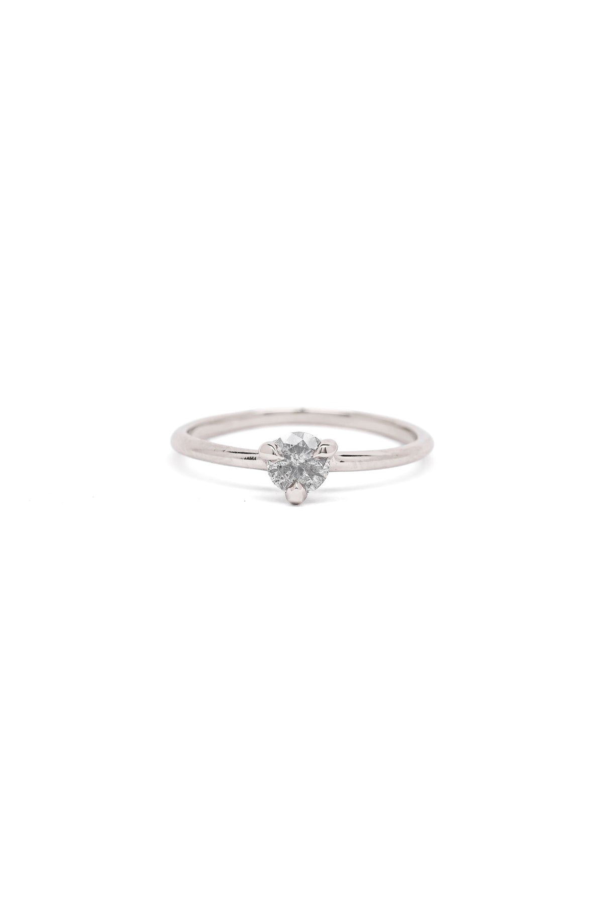 SOLITAIRE ROND MILKY 0.33CT