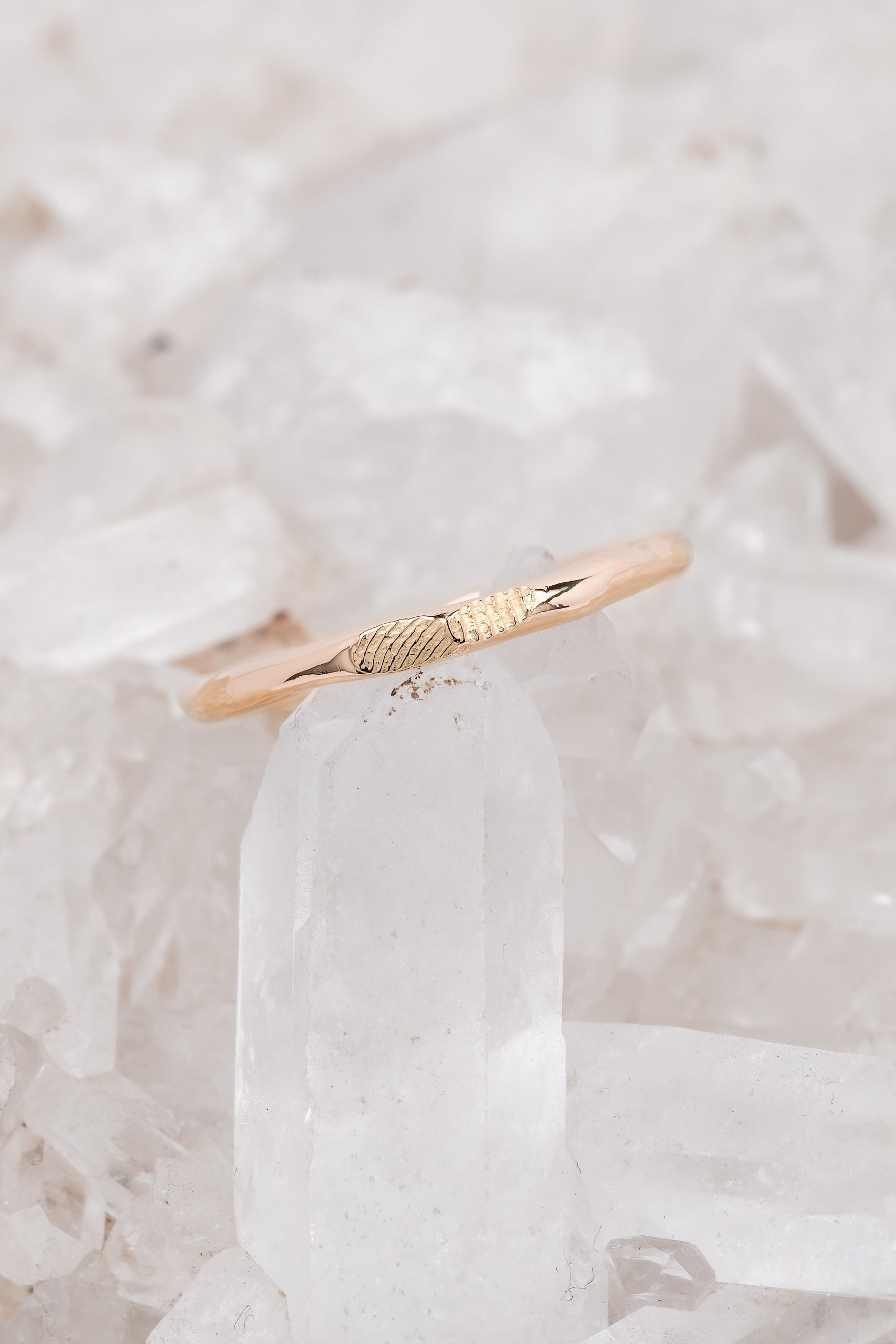 FINGERPRINT WEDDING BANDS