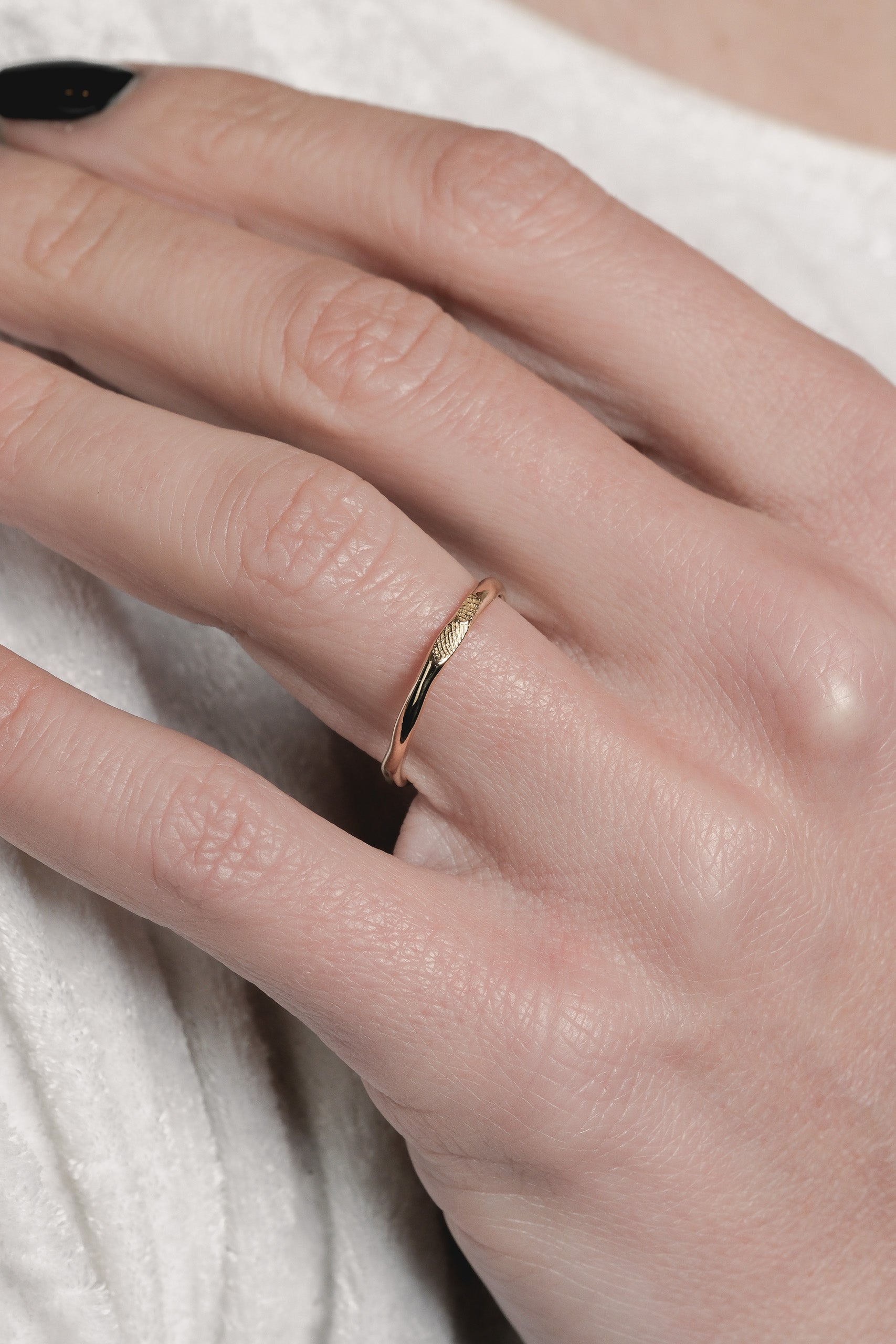 FINGERPRINT WEDDING BANDS