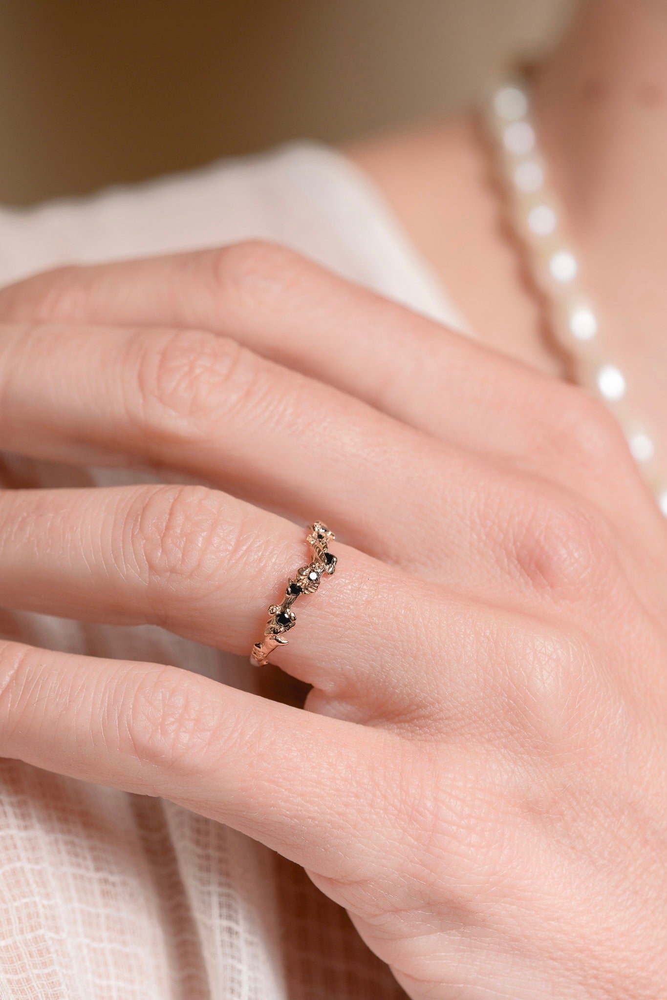 BLACK MÛRES SAUVAGES RING