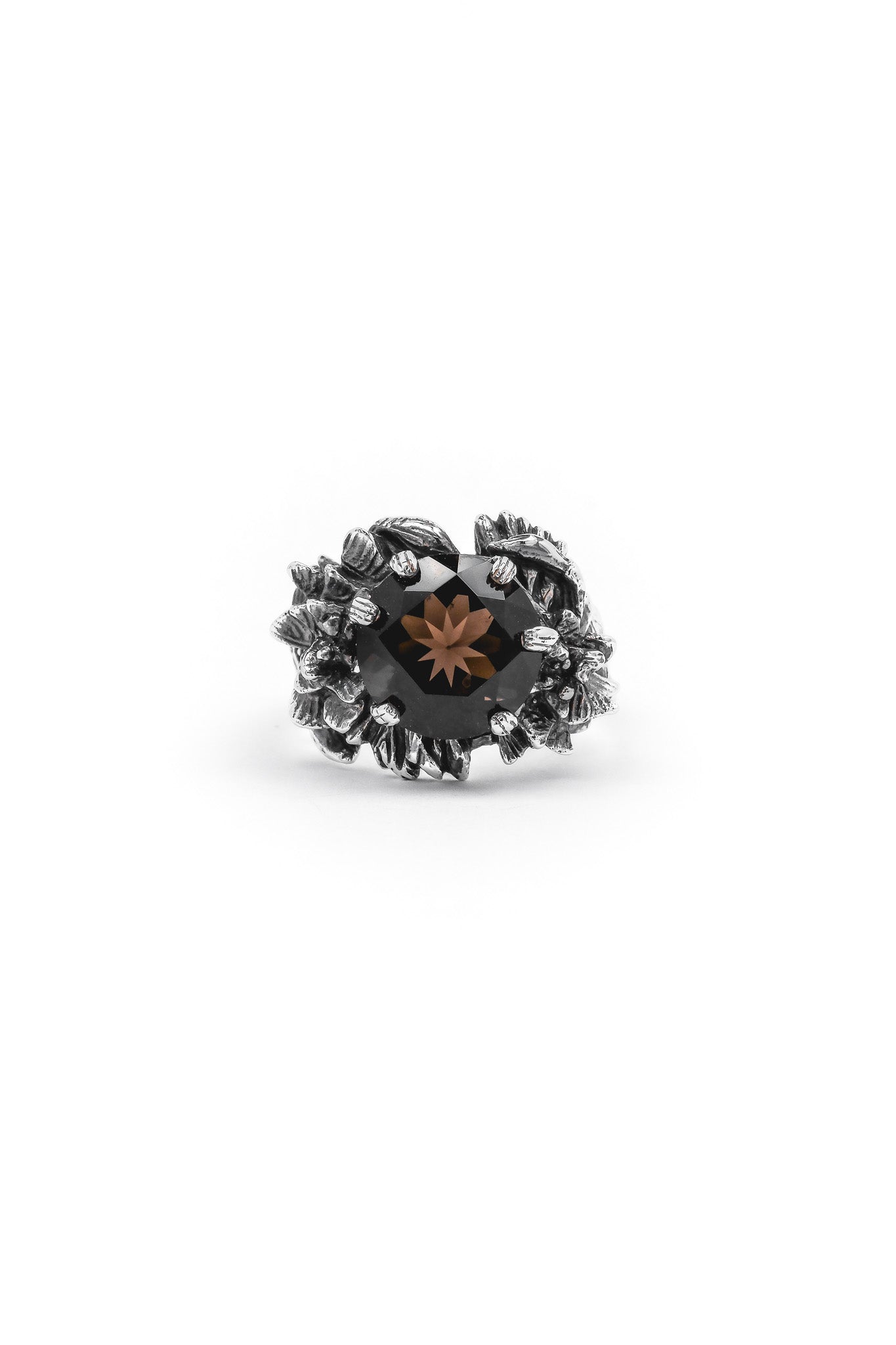 BAGUE NYMPHÉA SMOKY