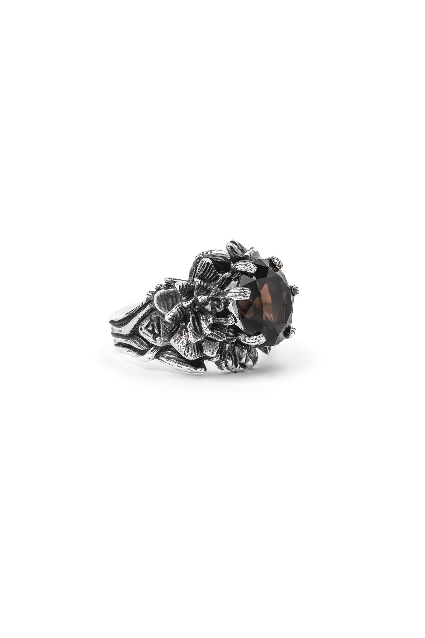 BAGUE NYMPHÉA SMOKY