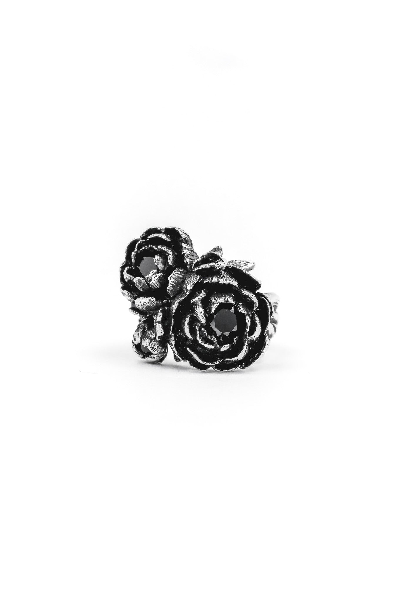 BAGUE BLACK PEONIES