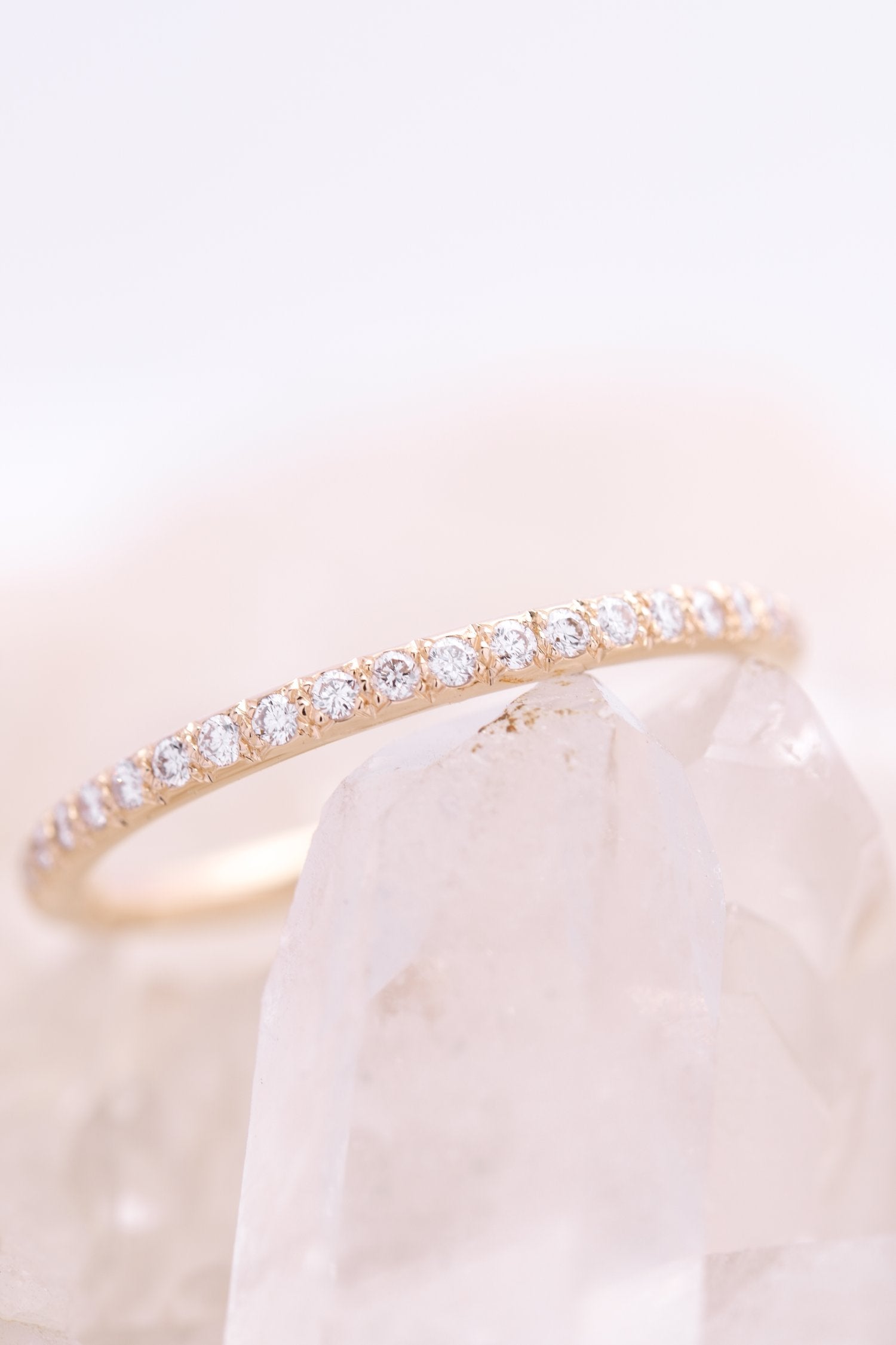 BAGUE LINA SEMI-PAVÉE