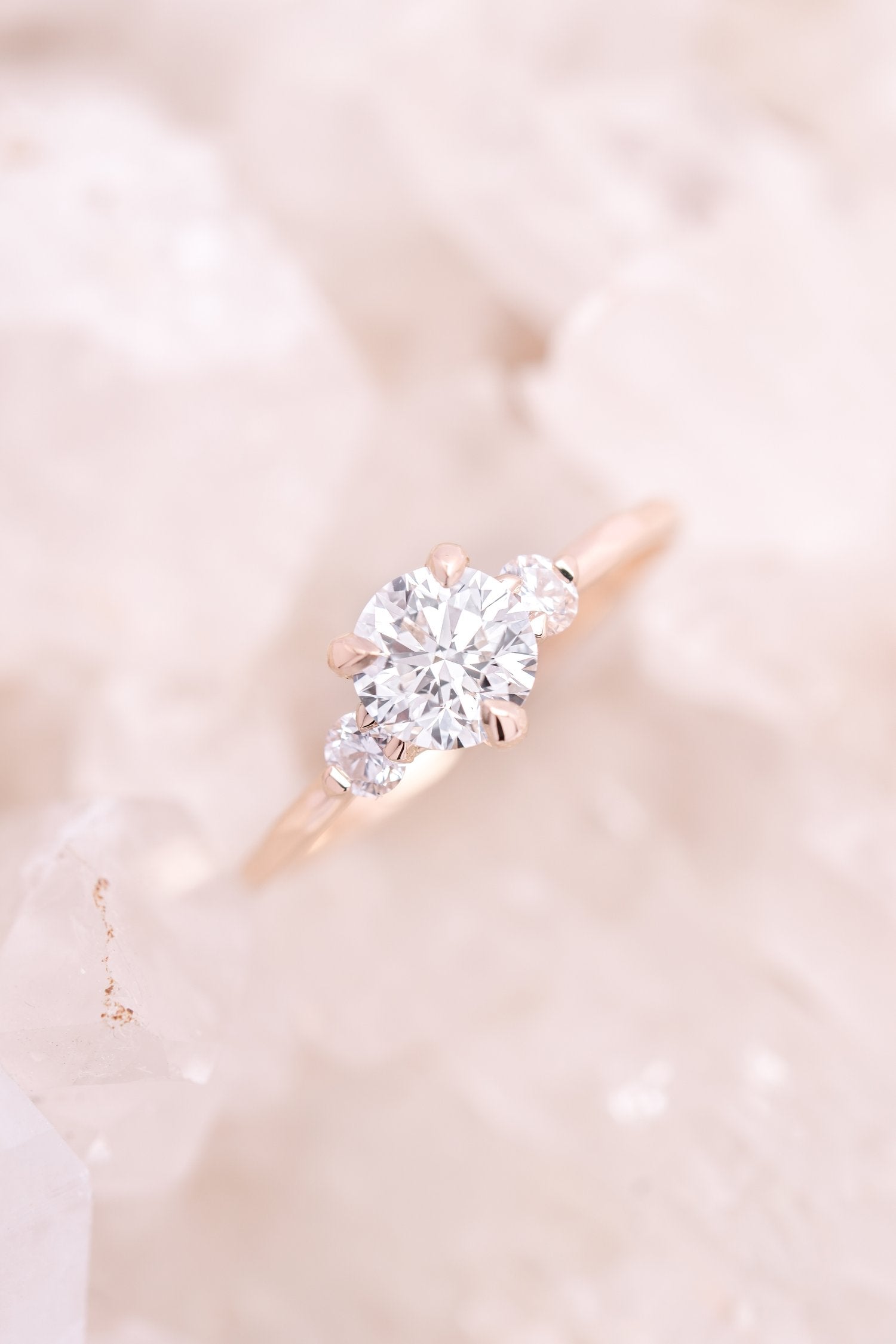 TRINITA - SHOULDER-SET SOLITAIRE