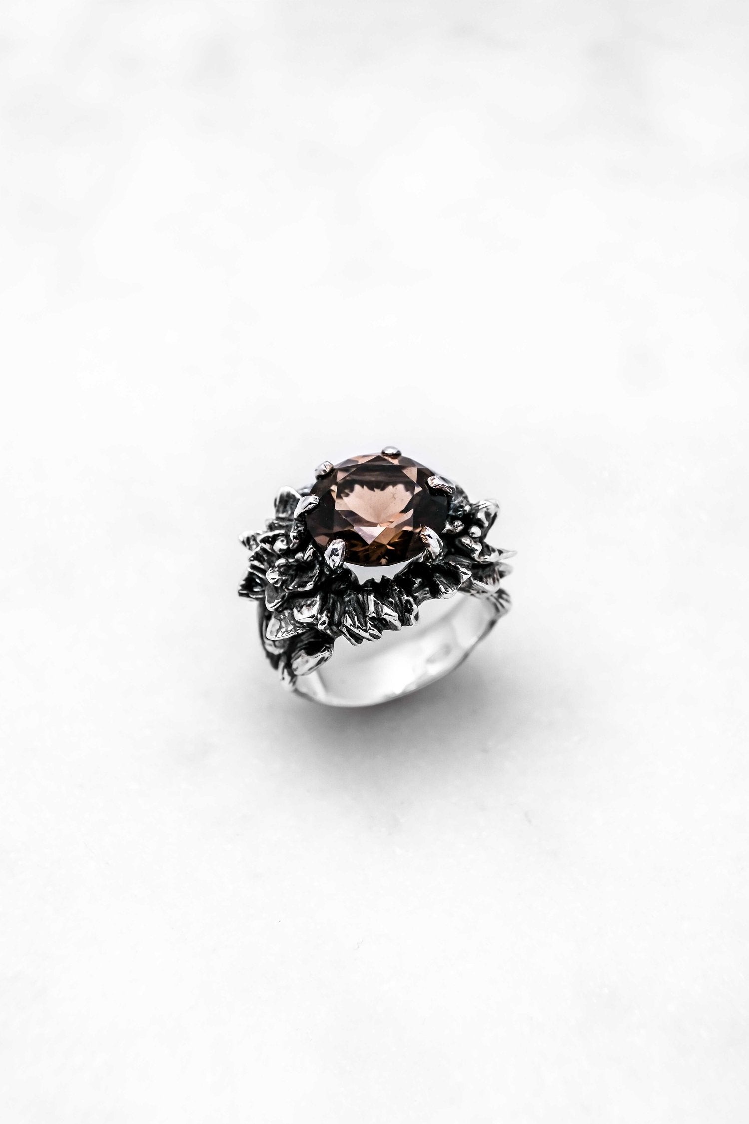 BAGUE NYMPHÉA SMOKY
