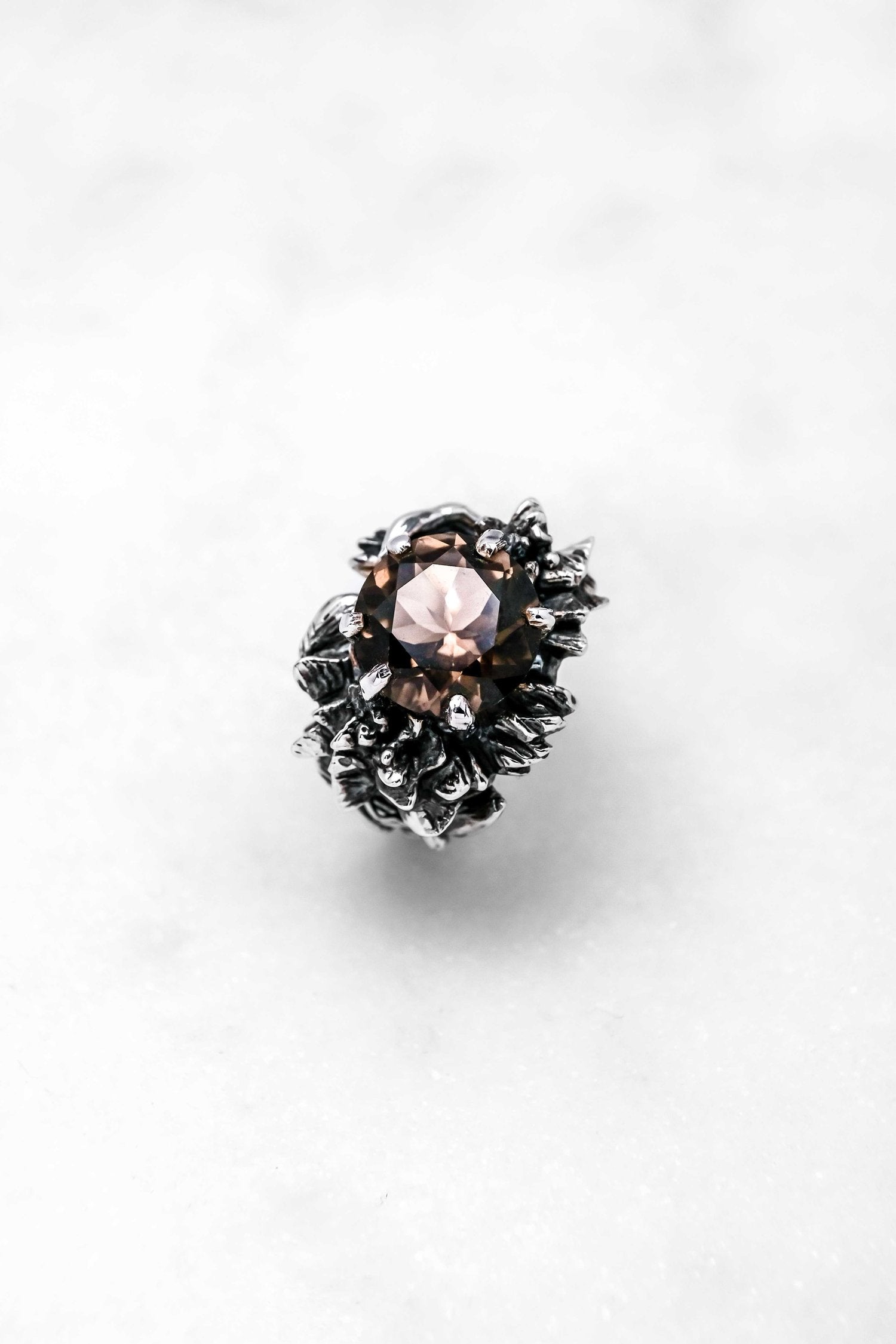 BAGUE NYMPHÉA SMOKY