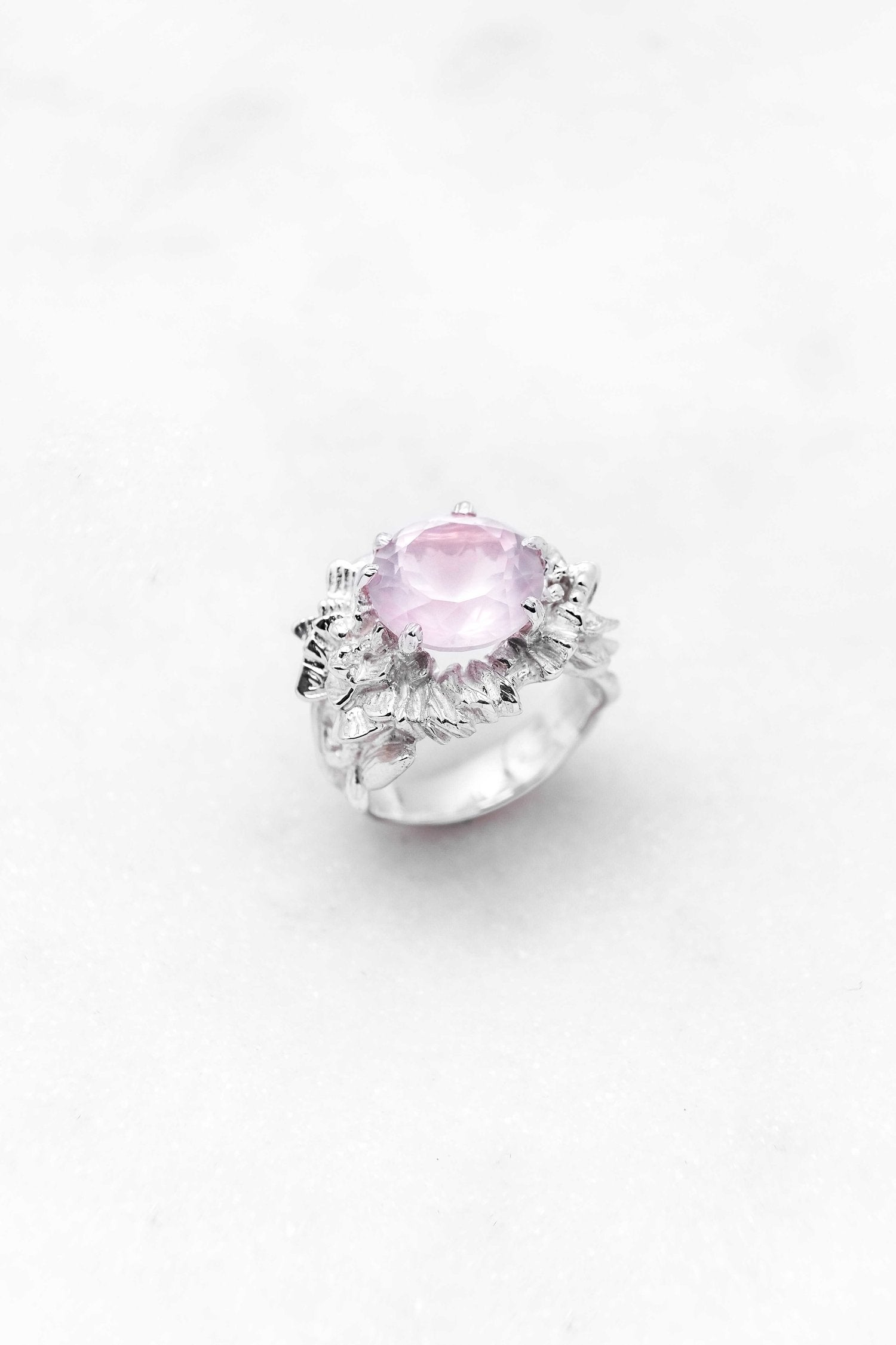 BAGUE NYMPHÉA ROSÉA