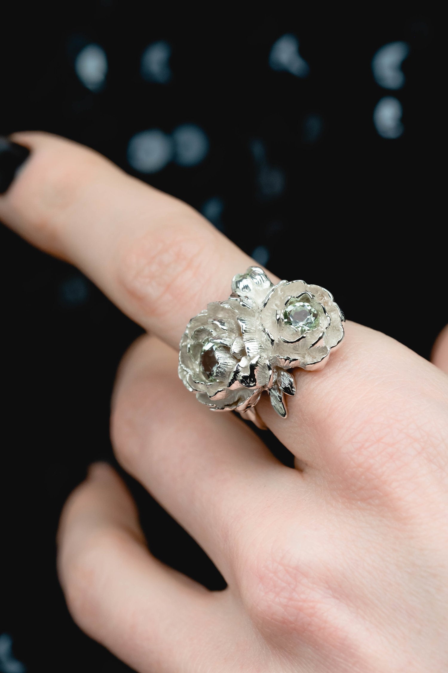 BAGUE PEONIES LUTEA/ONDINEA