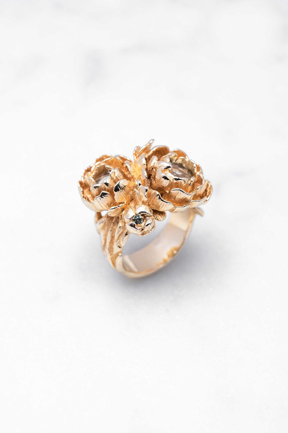 BAGUE PEONIES LUTEA/ONDINEA