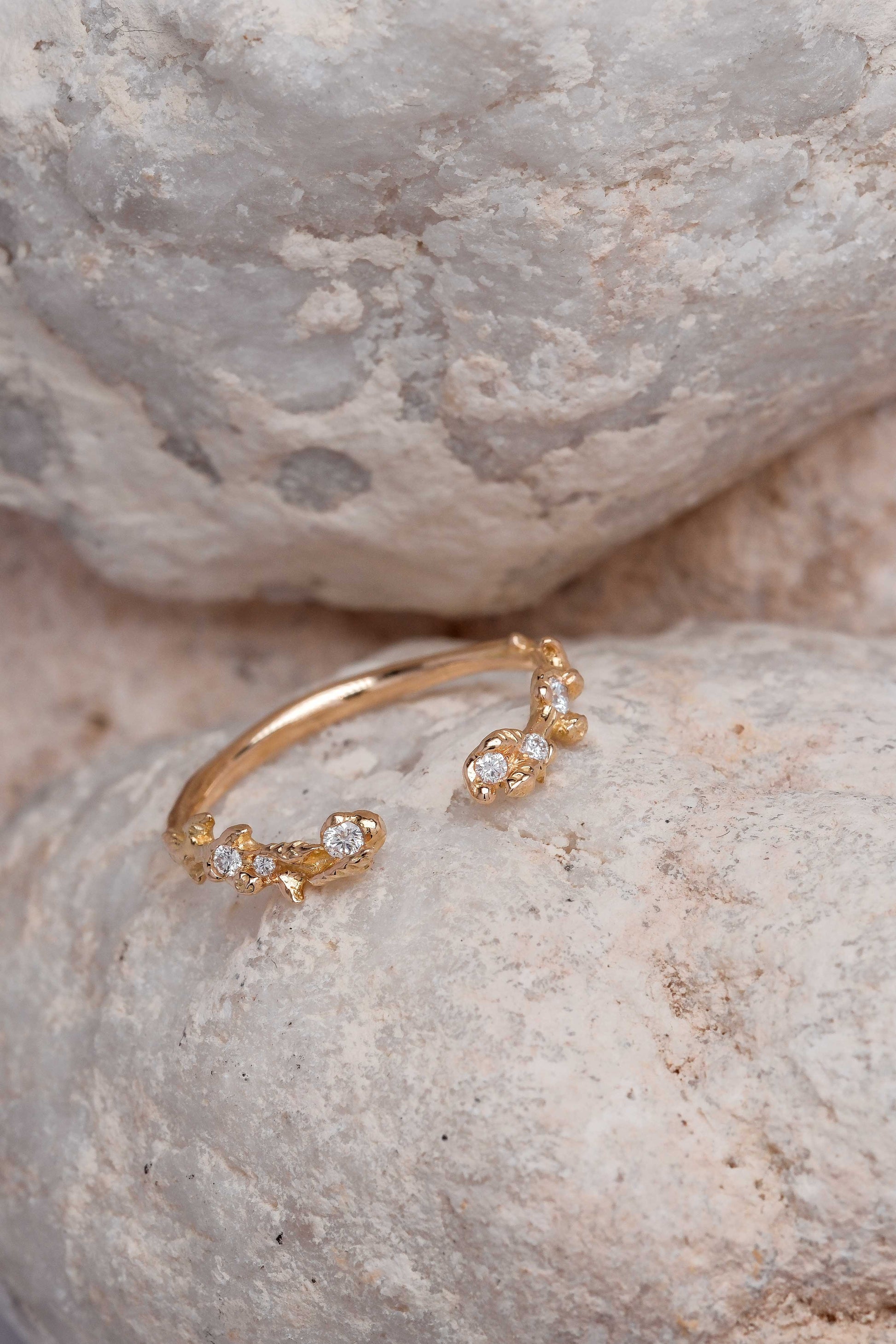 BAGUE MÛRES SAUVAGES OUVERTE