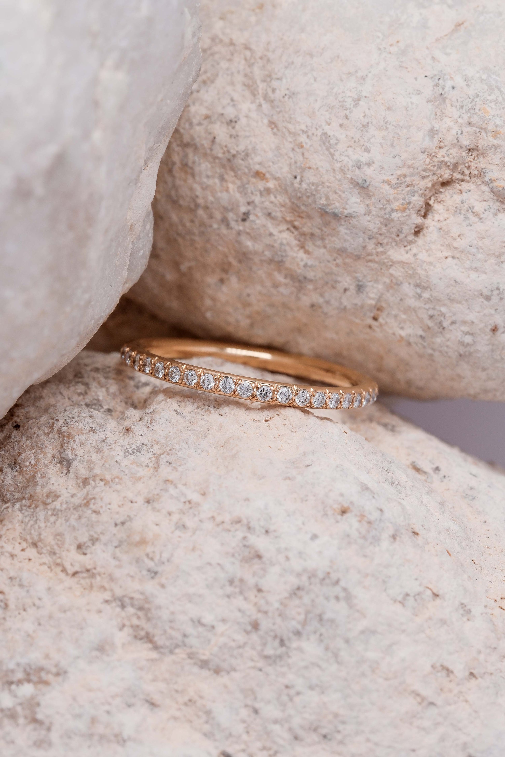 BAGUE LINA SEMI-PAVÉE