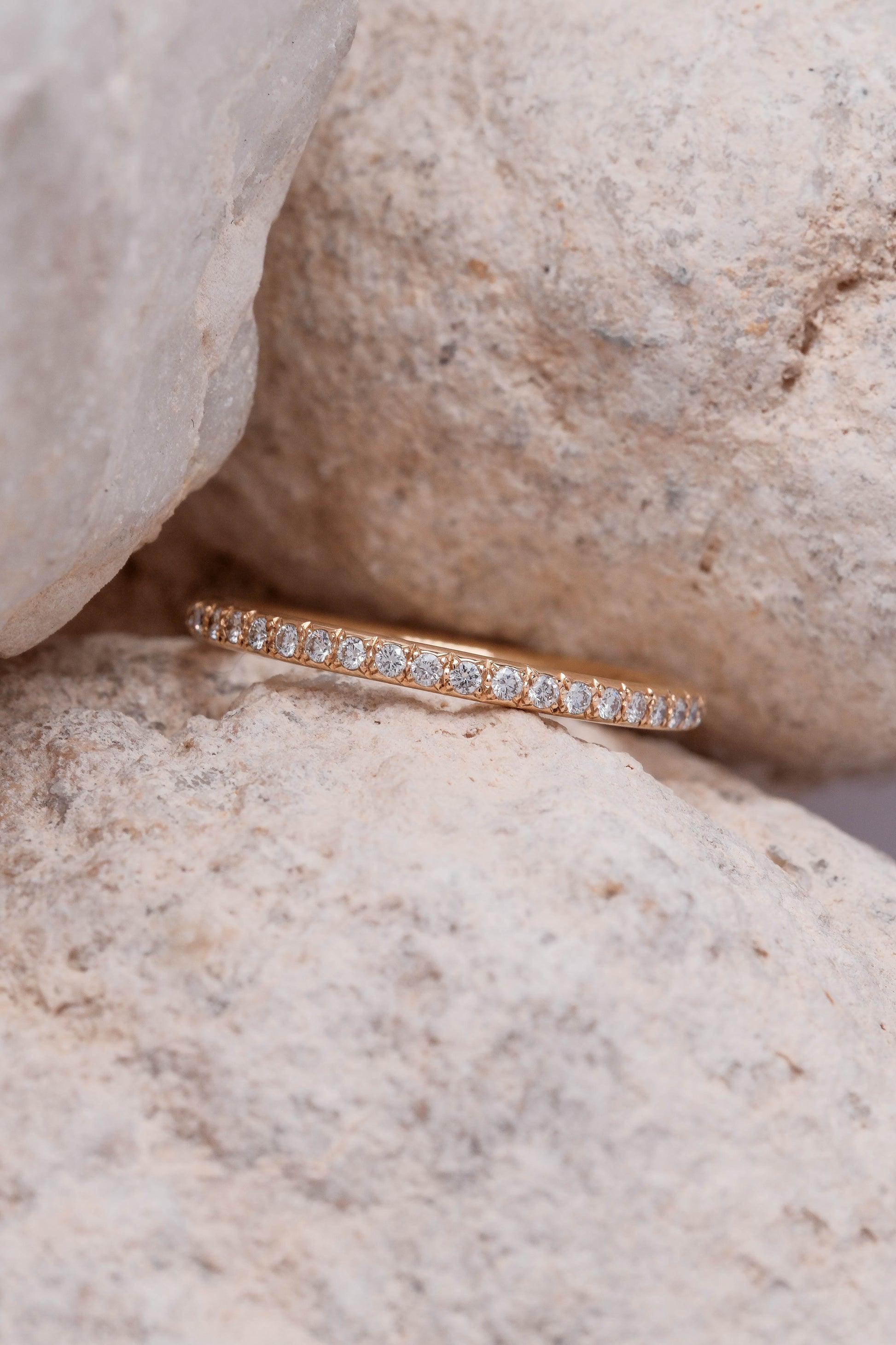 BAGUE LINA SEMI-PAVÉE
