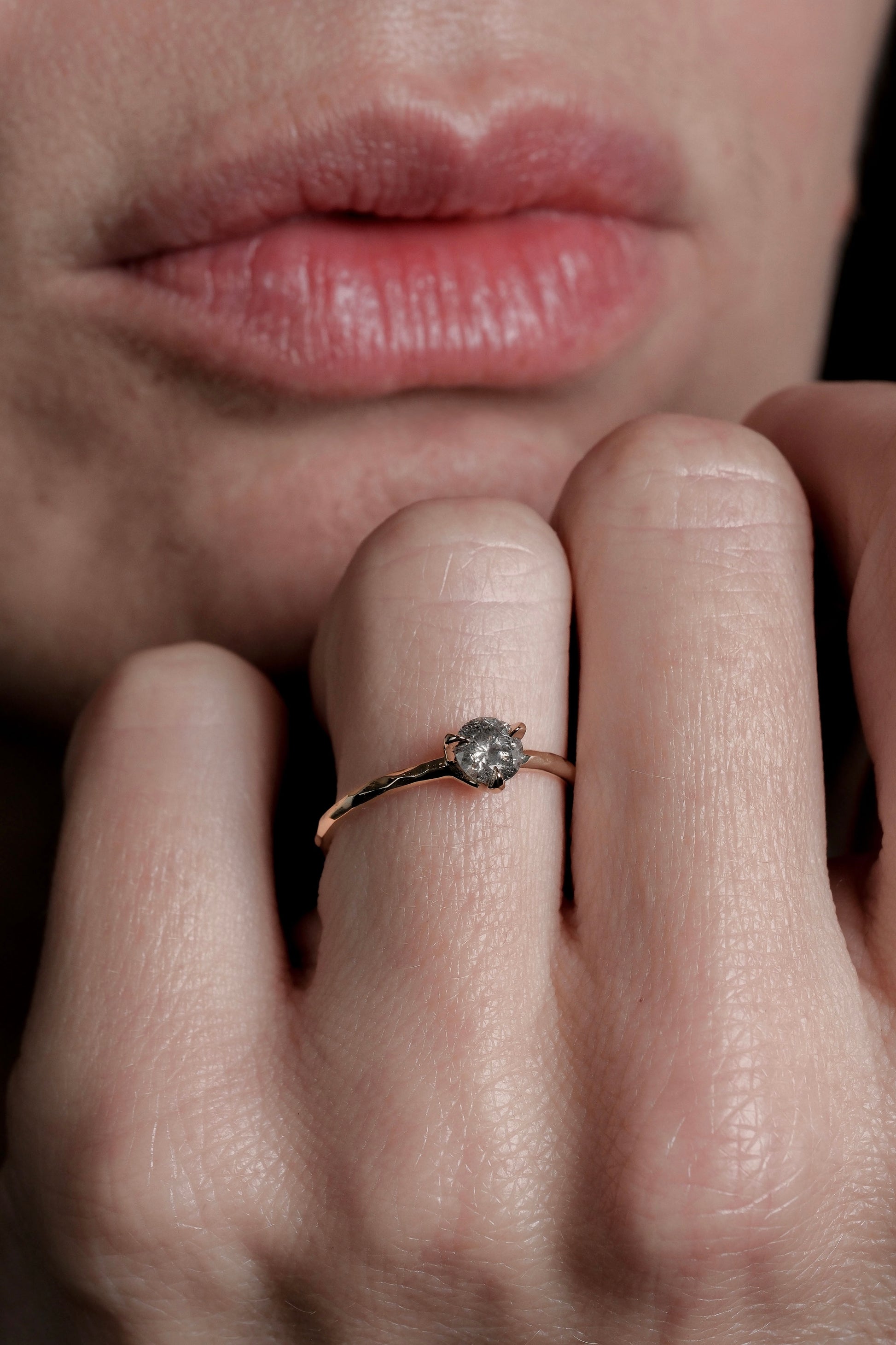 MILKY ROUND SOLITAIRE 0.44CT