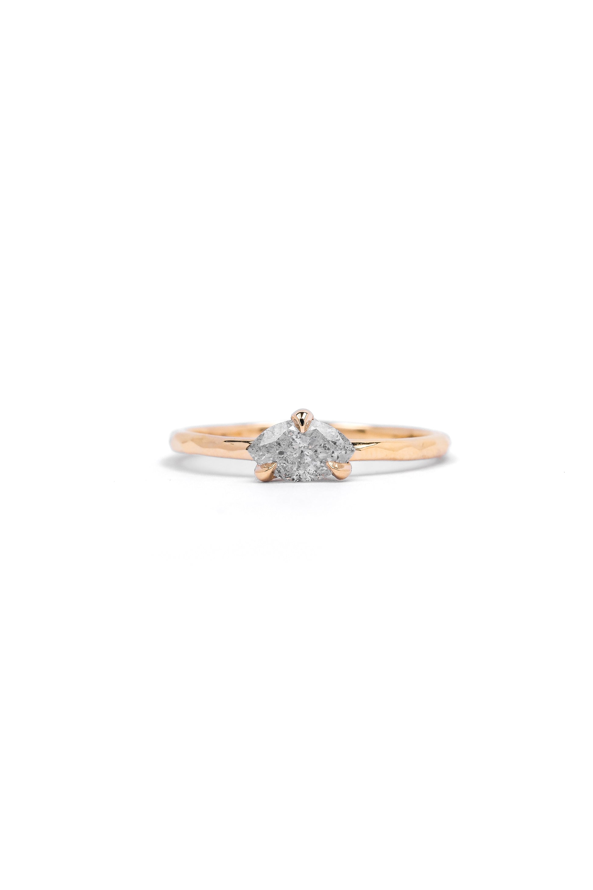 MILKY MARQUISE SOLITAIRE 0.41CT