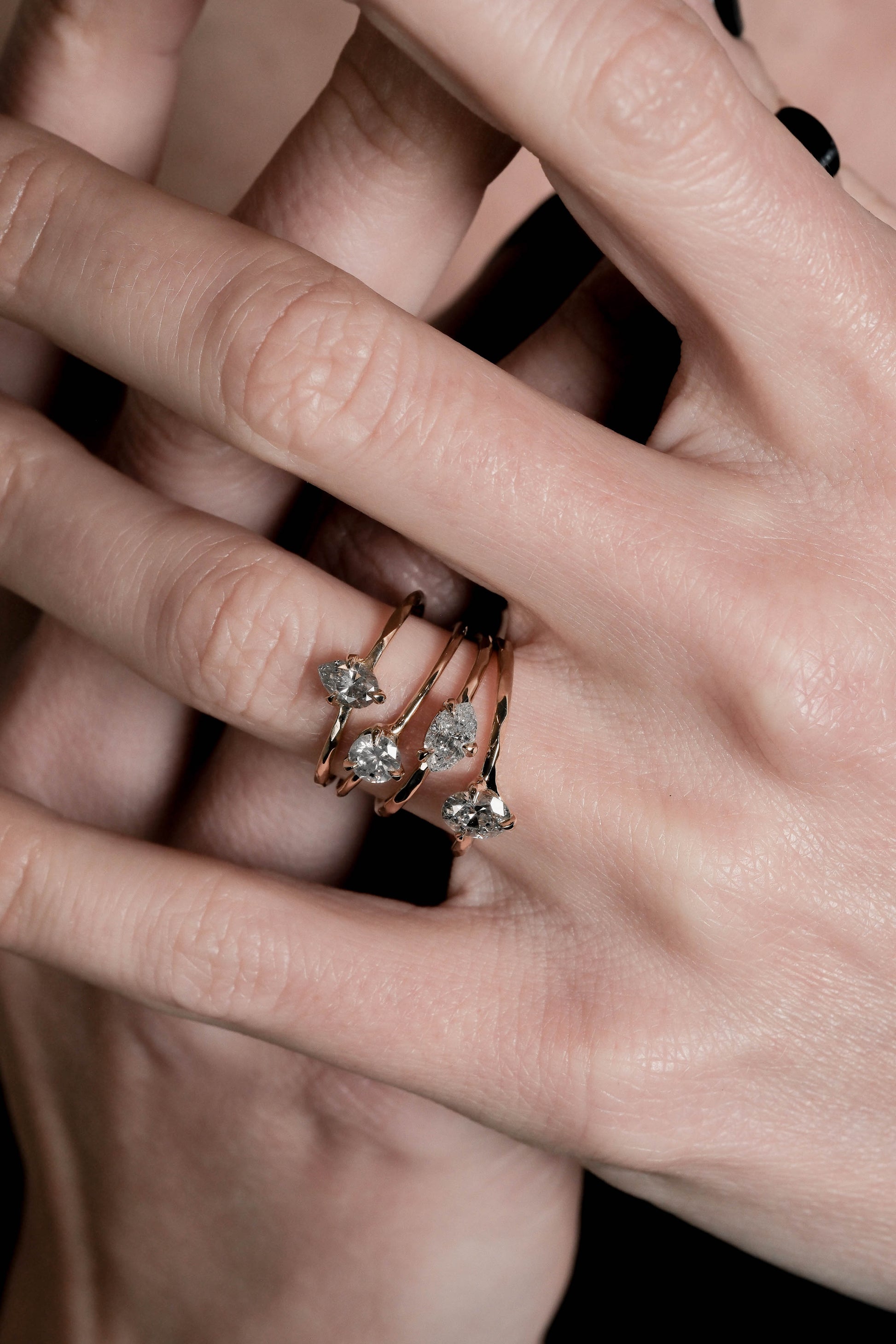 MILKY MARQUISE SOLITAIRE 0.41CT