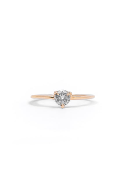 SOLITAIRE ROND MILKY 0.34CT