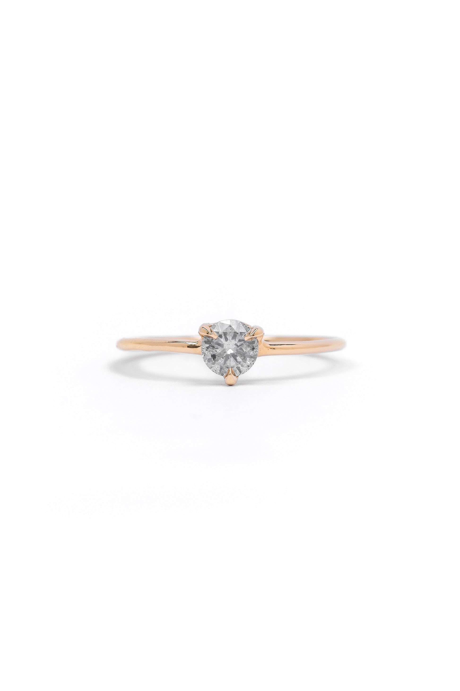 MILKY ROUND SOLITAIRE 0.34CT