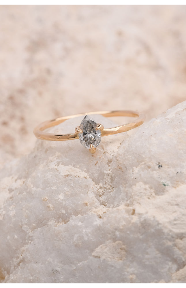 SOLITAIRE POIRE MILKY 0.33CT