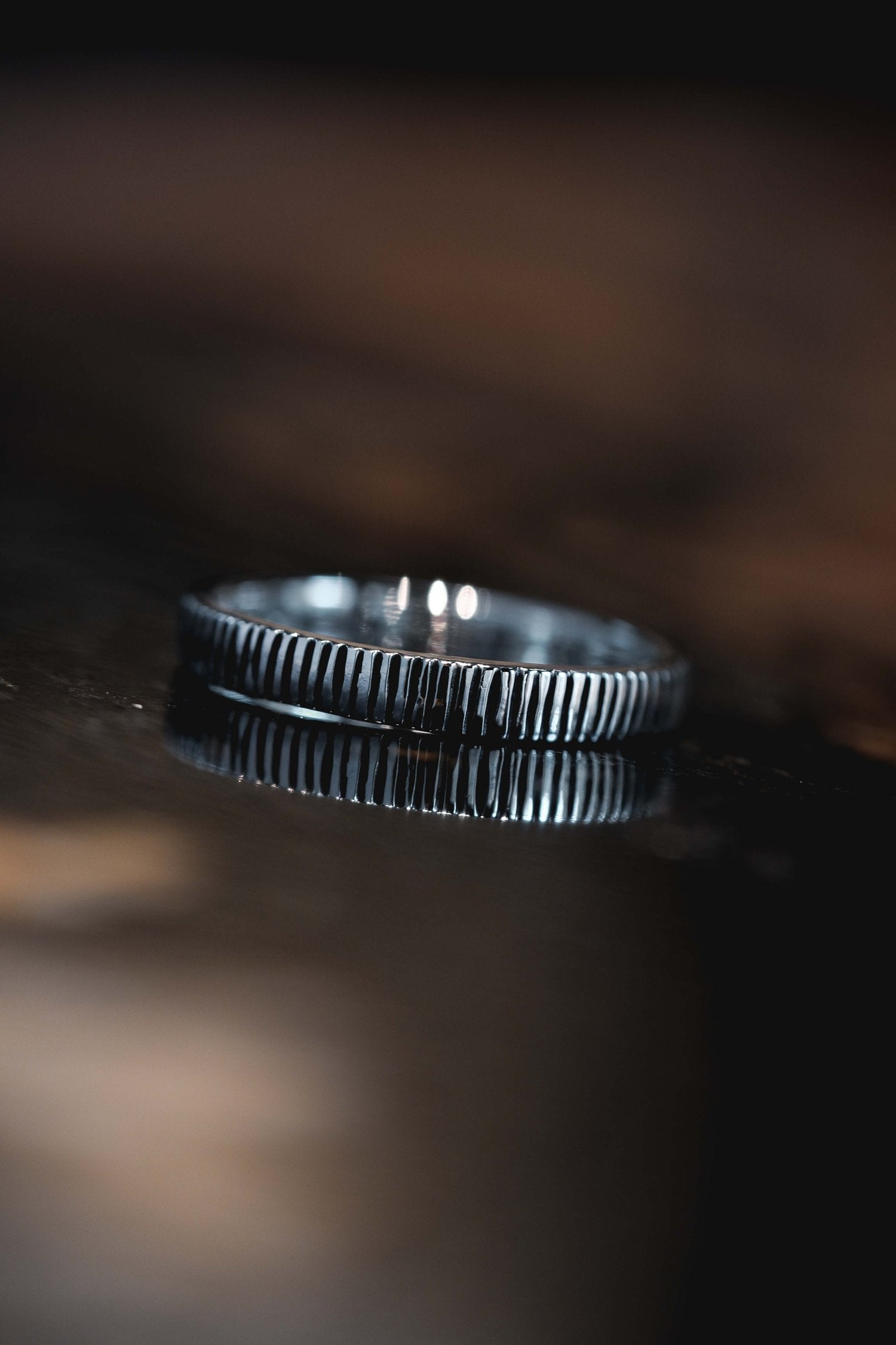 BAGUE BLACK STRIPES