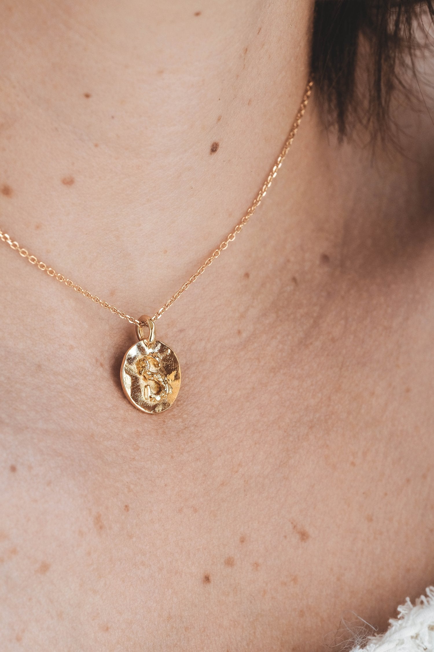 ALPHABET MEDAL NECKLACE