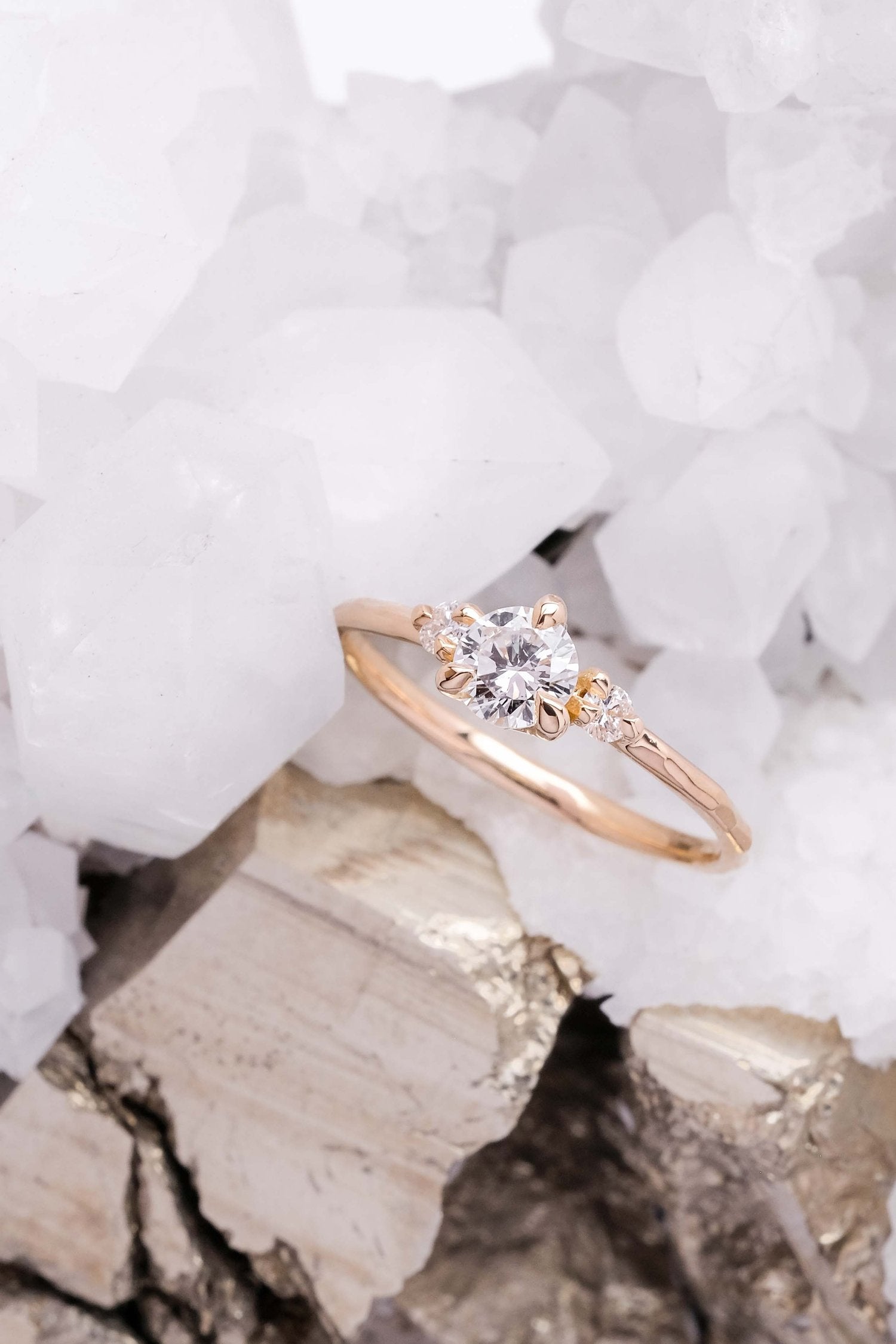TRINITA - SHOULDER-SET SOLITAIRE