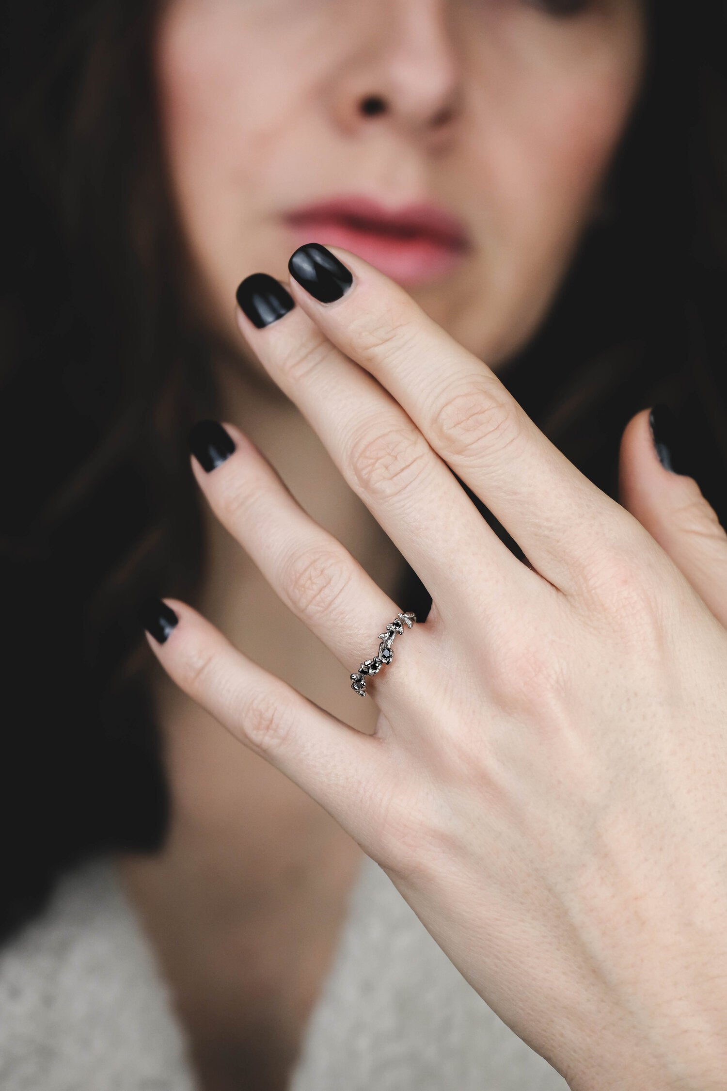 BAGUE BLACK MÛRES SAUVAGES